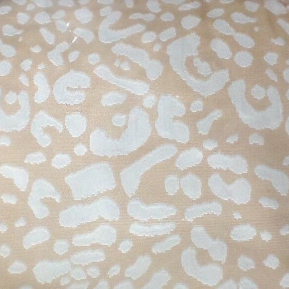 new ANNE KLEIN Size 16W Ivory Leopard Print Jacquard Tone-on-Tone Party Dress - Picture 3 of 5